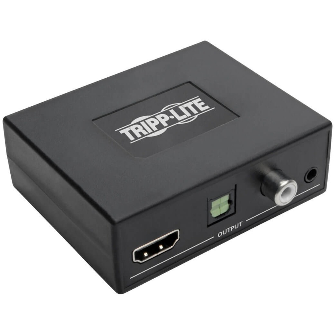 Tripp Lite P130-000-AUD4K6 4K HDMI Audio Extractor - Functions: Audio Extraction, Audio De-embedding - 3840 x 2160 - USB - Audio Line Out - TAA Compliant
