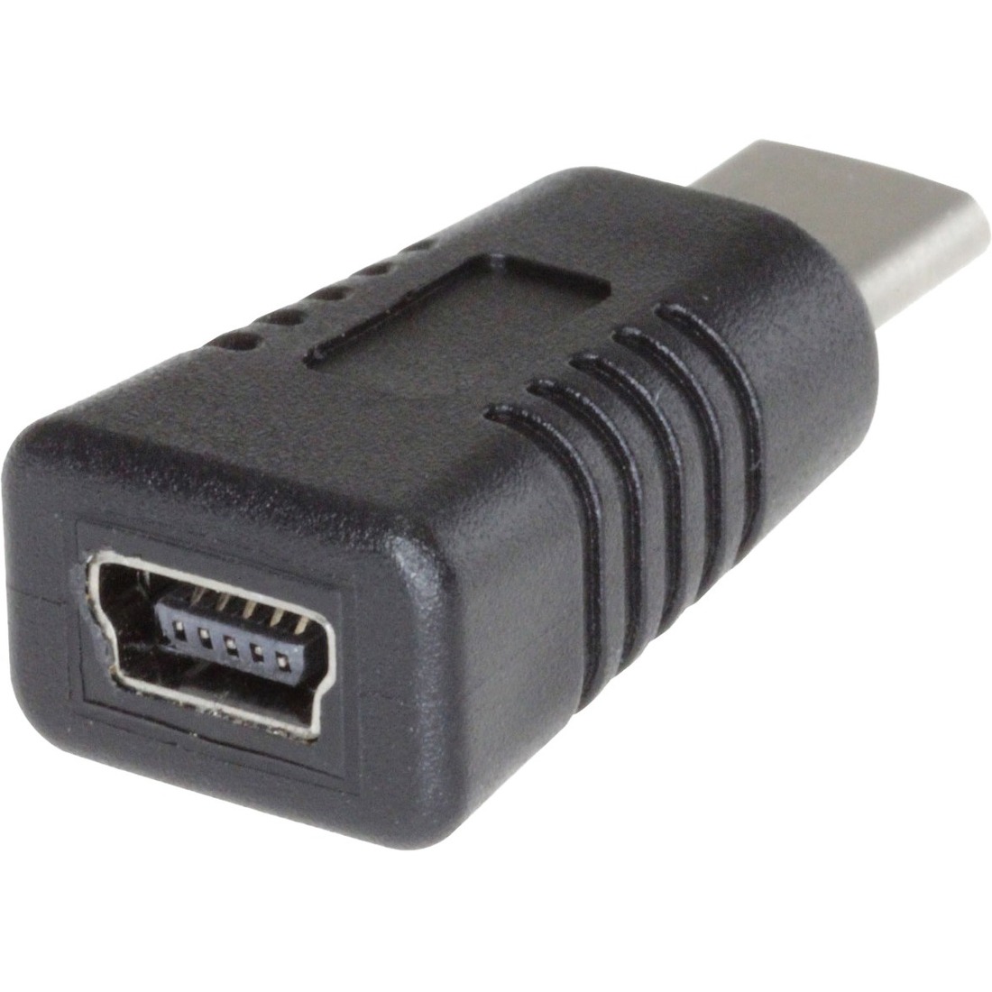 komen tornado Statistisch 4XEM USB-C to Mini USB 2.0 Type-B Adaptor - 1 x Type C Male USB - 1 x Type B  Female Mini USB - Black - Newegg.com
