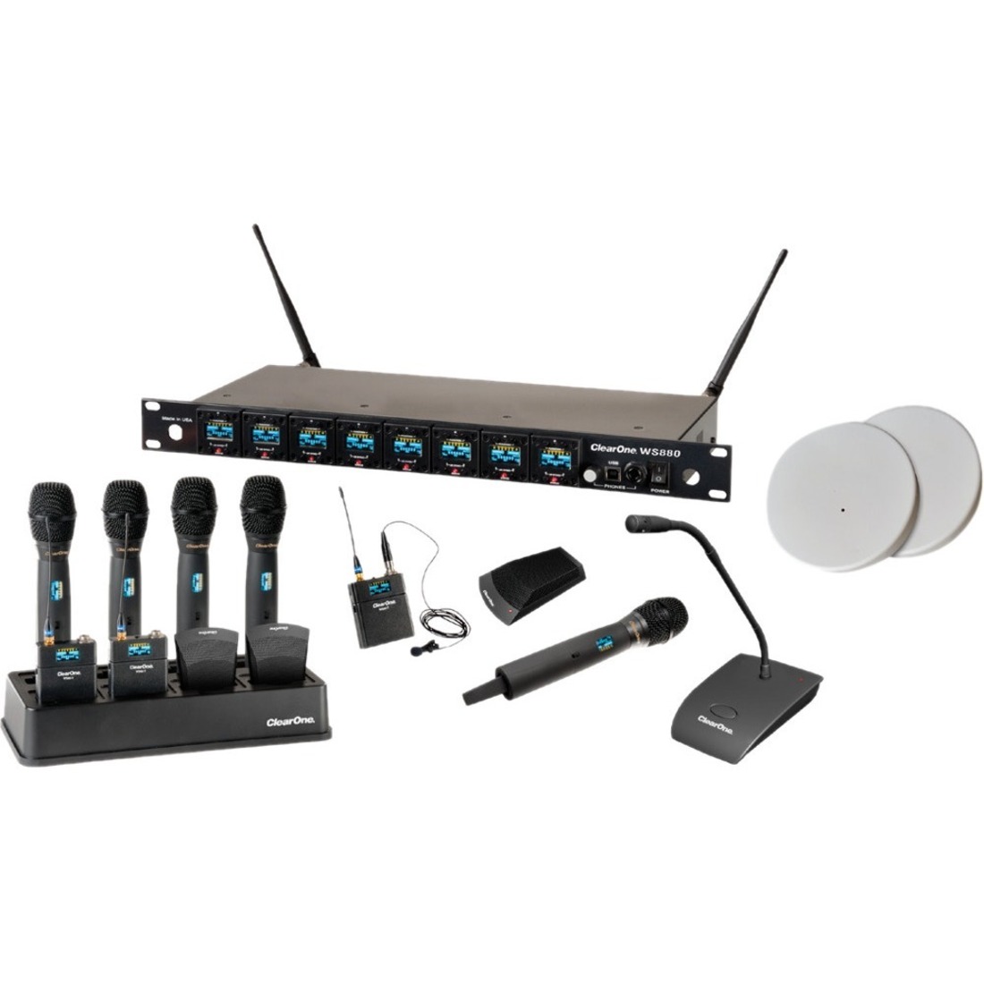 ClearOne 910 6000 804 C D Audio Wireless Microphones