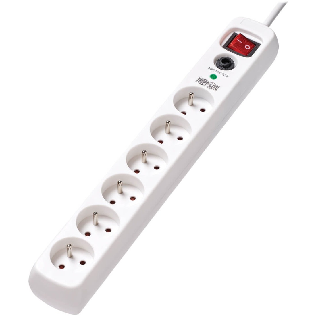 Tripp Lite TLP6F18 6-Outlet Surge Suppressor/Protector - 6 x Type E (FR) - 250 J - 230 V AC Input