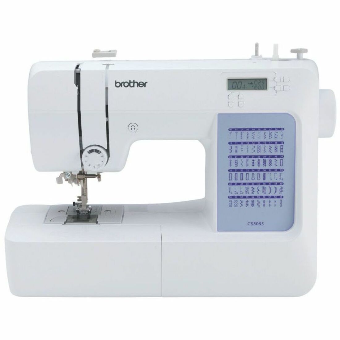 Brother CS5055 60-Stitch Computerized Sewing Machine, White
