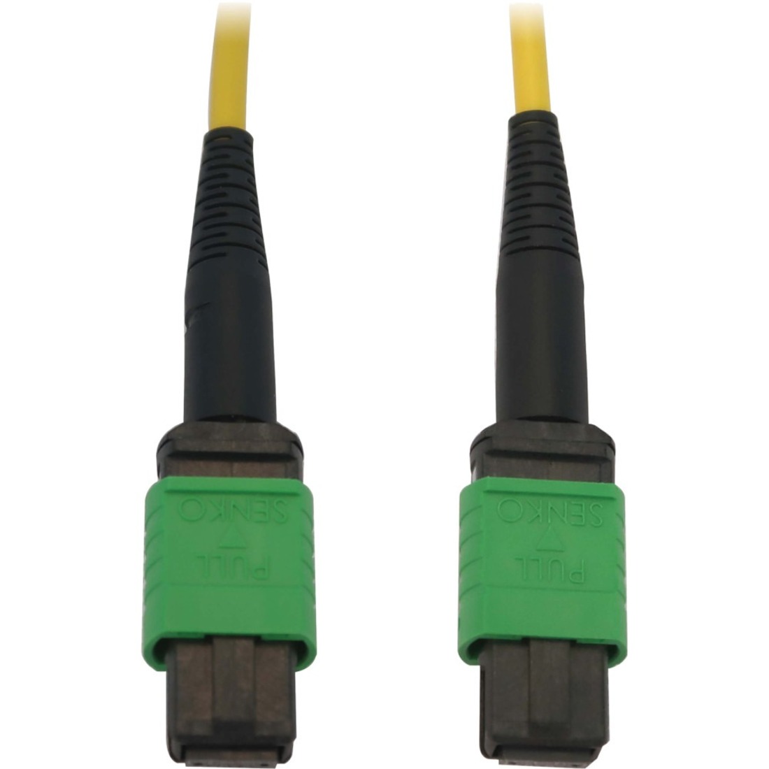 Tripp Lite N390B-07M-12-AP Fiber Optic Network Cable - 23 ft Fiber Optic Network Cable for Switch, Patch Panel, Network Device - First End: 1 x MTP/MPO Network - Female - Second End: 1 x MTP/MPO Network - Female - 400 Gbit/s - LSZH, OFNR - 9/125 &micro;m 