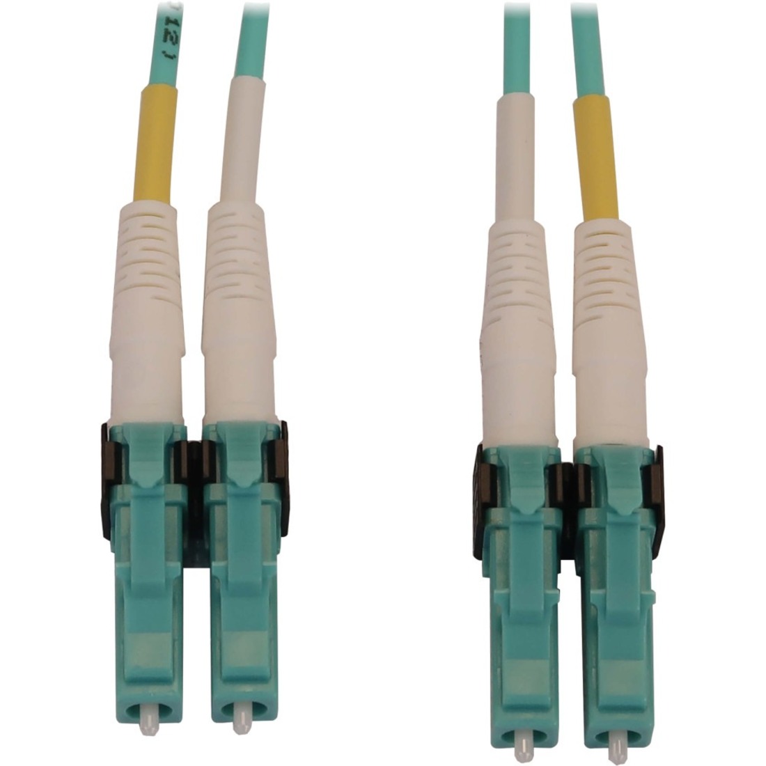 Tripp Lite N820X-01M-OM4 Fiber Optic Duplex Network Cable - 3.3 ft Fiber Optic Network Cable for Network Device, Switch, Patch Panel - First End: 2 x LC/PC Network - Male - Second End: 2 x LC/PC Network - Male - 400 Gbit/s - LSZH, OFNR - 50/125 &micro;m