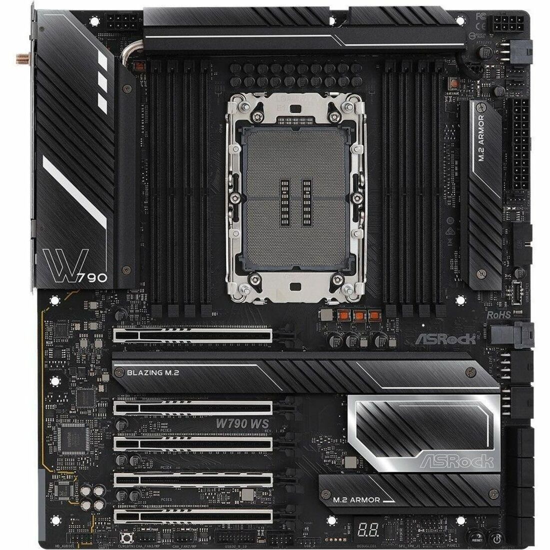 ASRock W790 WS Gaming Desktop Motherboard - Intel W790 Chipset