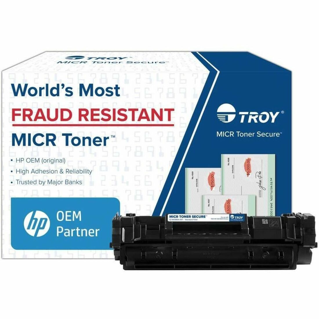 Troy MICR Standard Yield Laser Toner Cartridge - Alternative for HP W1380A - 1500 Pages