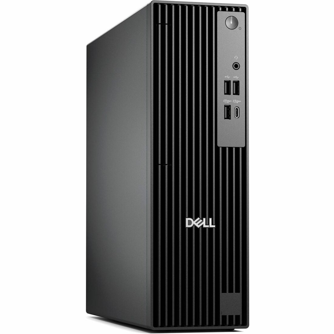 Dell Pro QCS1250 Desktop Computer - Intel Core Ultra 5 235 - vPro Technology - 16 GB - 512 GB SSD - Slim PC - Standard Black - Intel Chip - Windows 11 Pro - DDR5 SDRAM - English (US) Keyboard - IEEE 8