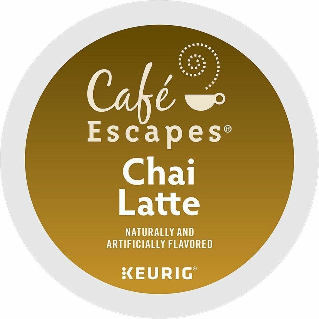 Caf&eacute; Escapes&reg; Chai Latte Black Tea Black Tea K-Cup, Pod