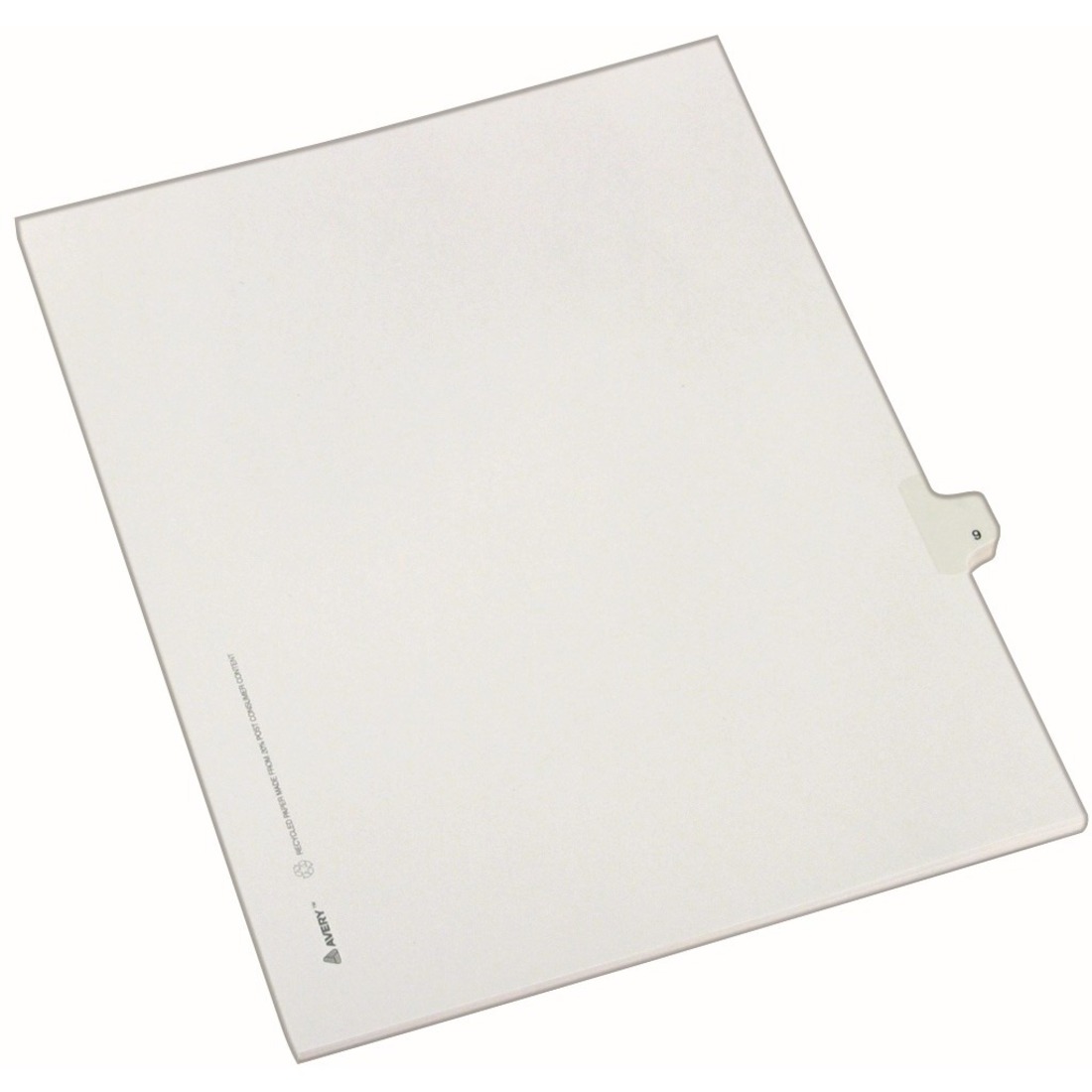 Avery&reg; Individual Legal Dividers Allstate(R) Style, Letter Size, Side Tab #9 (82207)