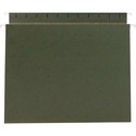 Smead Letter Recycled Hanging Folder - 2" Folder Capacity - 8 1/2" x 11" - 2" Expansion - Pressboard - Standard Green - 10% Recycled - 25 / Box