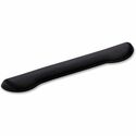 Compucessory Fabric-covered Gel Wrist Rest - 18" (457.20 mm) x 3" (76.20 mm) x 1" (25.40 mm) Dimension - Black - Gel, Rubber - Stain Resistant - 1 Pack