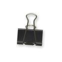 Acme Sure-Grip Triangular Fold Back Binder Clip 1 5/8" wide (7/8" capacity) - 1.63" (41.28 mm) Width - 0.9" Size Capacity - 12 / Pack - Black - Steel