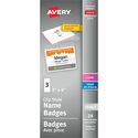 Avery Garment Friendly Clip Style Name Badge Kitfor Laser and Inkjet Printers, 4" x 3" - 24 / Pack