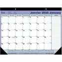 Blueline Blueline Monthly Desk Pad Calendar - Monthly - January 2023 - December 2023 - 21 1/4" x 16" Sheet Size - Desk Pad - Bilingual, Notepad, Reference Calendar, Perforated, Tear-off - 1 Each