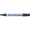 Jiffy JK90 Chisel Tip Giant Refillable Eco-Marker - Medium Marker Point - Chisel Marker Point Style - Refillable - Black - 1 Each