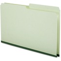 Pendaflex Legal Recycled Top Tab File Folder - 8 1/2" x 14" - Pressboard - Green - 30% Recycled - 50 / Box