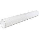 Crownhill Kraft Mailing Tubes - 36" Length - 3" Diameter - Kraft - 1 Each - White