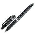 Pilot FriXion Ball Erasable Gel Rollerball Pen - Medium Pen Point - Refillable - Black Thermosensitive Gel Ink Ink - Black Barrel - Rubber Tip - 1 Each