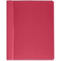 Business Source Letter Report Cover - 8 1/2" x 11" - 100 Sheet Capacity - 3 x Prong Fastener(s) - Red - 25 / Box