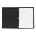 Business Source Letter Report Cover - 8 1/2" x 11" - 100 Sheet Capacity - 3 x Prong Fastener(s) - Card Stock - Black - 25 / Box
