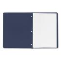 Business Source Letter Report Cover - 8 1/2" x 11" - 100 Sheet Capacity - 3 x Prong Fastener(s) - Card Stock - Dark Blue - 25 / Box