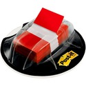 Post-it Flags in Desk Grip Dispenser - 200 - 1" x 1 3/4" - Rectangle - Unruled - Red - Removable, Self-adhesive - 200 / Pack