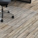 Lorell Big & Tall Chairmat - Hard Floor, Vinyl Floor, Tile Floor, Wood Floor - 48" (1219.20 mm) Length x 36" (914.40 mm) Width x 0.133" (3.38 mm) Thickness - Rectangular - Polycarbonate - Clear - 1Each