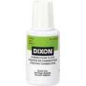 Dixon Universal Correction Fluid - Brush Applicator - 20 mL - White - Non-toxic - 1 Each