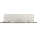 Lorell Relevance Series Modesty/Privacy Panel - 49.25" (1250.95 mm) Width x 15.75" (400.05 mm) Height - Clear - 1 Each