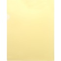 Business Source Letter File Sleeve - 8 1/2" x 11" - 20 Sheet Capacity - Yellow - 10 / Pack