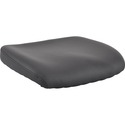 Lorell Premium Molded Tractor Seat For Ergomesh Frame - Black - Vinyl - 1 Each