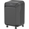 Fellowes Powershred LX210 Micro Cut Shredder - Micro Cut - 16 Per Pass - for shredding Paper, Credit Card, Paper Clip, Staples, Junk Mail - 0.2" x 0.5" Shred Size - P-4 - 2.13 m/min - 9" Throat - 20 Minute Run Time - 22.71 L Wastebin Capacity - Black