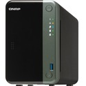 QNAP Professional Quad-core 2.0 GHz NAS with 2.5GbE Connectivity and PCIe Expansion - Intel Celeron J4125 Quad-core (4 Core) 2 GHz - 2 x HDD Supported - 0 x HDD Installed - 2 x SSD Supported - 0 x SSD Installed - 4 GB RAM DDR4 SDRAM - Serial ATA/600 Controller - RAID Supported - 0, 1, JBOD RAID Levels - 2 x Total Bays - 2 x 2.5"/3.5" Bay - 1 x Total Slot(s) - 2.5 Gigabit Ethernet - HDMI - 5 USB Port(s) - 3 USB 2.0 Port(s) - Network (RJ-45) - QTS 4.4.2 - TCP/IP, IPv4, IPv6, DHCP, DDNS, NAT, 