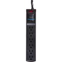 Exponent World High Impact Plastic Surge Protector - 6 x AC Power - 1050 J - 6 ft