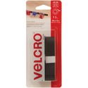 VELCRO Self-Adhesive Strips - 1.5 ft (0.5 m) Length x 0.75" (19.1 mm) Width - 1 Each - Black