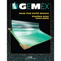 Gemex Desk Pad Refill Sheets - Rectangular - 20" (508 mm) Width - PVC Vinyl - Clear