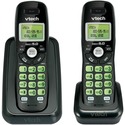 VTech CS6114-21 DECT 6.0 Cordless Phone - Black - Cordless - Corded - 1 x Phone Line - 2 x Handset - Hearing Aid Compatible