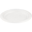Eco Guardian 10" Round Compostable Plates - Disposable - Microwave Safe - 10" (254 mm) Diameter - White - Bagasse Body - Round - 50 / Pack