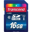 Transcend Premium 16 GB Class 10/UHS-I SDHC - 1 Pack - 400x Memory Speed