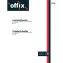 Offix Laminating Pouch - Sheet Size Supported: Letter 8.50" (215.90 mm) Width x 11" (279.40 mm) Length - Laminating Pouch/Sheet Size: 5 mil Thickness - 100 / Pack