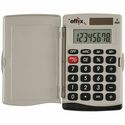Offix Simple Calculator - Constant Memory, 3-Key Memory, Dual Power - 8 Digits - Battery/Solar Powered - Pocket - 1 Each