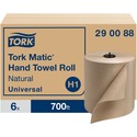 TORK Tork Matic Hand Towel Roll Natural H1 - 1 Ply - 7.7" x 700 ft - 884 Sheets/Roll - Nature - Paper - 1 Roll