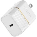 OtterBox USB-C Fast Charge Wall Charger, 20W - 120 V AC, 230 V AC Input - 5 V/3 A, 9 V Output - Cloud Dust White