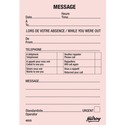 Hilroy Message Pad - 75 Sheet(s) - 3 1/2" (8.9 cm) x 5" (12.7 cm) Sheet Size - Pink Sheet(s) - 25 / Pack