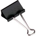 ACCO Mini Foldback Binder Clips 1/2" wide (1/4" capacity) - Mini - 0.50" (12.70 mm) Width - 0.3" Size Capacity - 12 / Box - Black, Silver