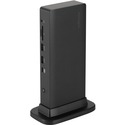 Kensington Docking Station - for Notebook/Monitor - Memory Card Reader - SD, microSD - 100 W - USB Type C - 3 Displays Supported - 4K - 3840 x 2160, 1600 x 900 - 2 x USB 2.0 - USB Type-A - 1 x USB Type-C Ports - USB Type-C - 1 x RJ-45 Ports - Network (RJ-45) - 2 x HDMI Ports - HDMI - VGA - 1 x DisplayPorts - DisplayPort - Black - Wired - Gigabit Ethernet - Windows