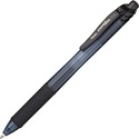 Pentel EnerGel-X Retractable Gel Pens - Bold Pen Point - 1 mm Pen Point Size - Refillable - Retractable - Black Gel-based Ink - Black Barrel - Metal Tip - 1 Each
