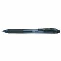 Pentel EnerGel-X Retractable Gel Pens - Medium Pen Point - 0.7 mm Pen Point Size - Refillable - Retractable - Black Gel-based Ink - Black Barrel - Metal Tip - 1 Each
