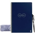 Rocketbook Core Notebook - 36 Pages - Spiral - Executive - 6" x 8 4/5" - Midnight Blue Cover - Reusable, Erasable, Eco-friendly - 1 Each