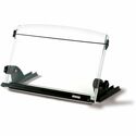 3M In-Line Adjustable Compact Document Holder - 14" (355.60 mm) Width - Black, Clear