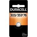 Duracell Button Cell Silver Oxide 1.5V Battery - D303/357 - For Multipurpose - 165 mAh - 1.5 V DC - 1 Each